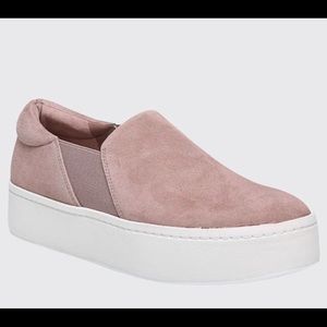 VINCE Warren Suede Platform Skate Sneaker 9